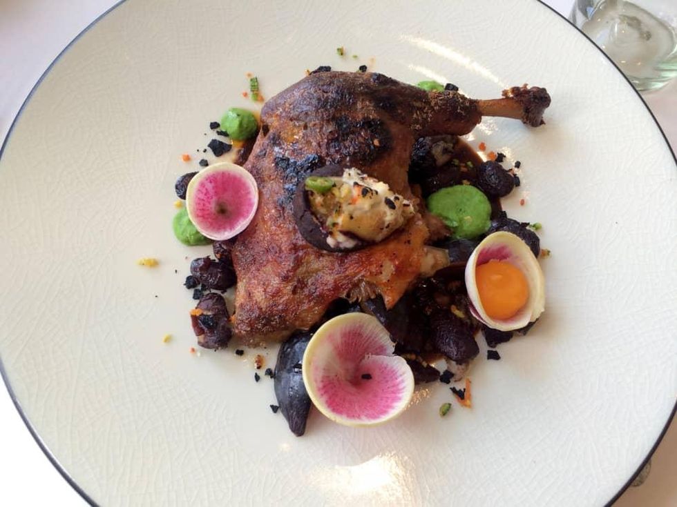 Hugo Ortega Mina Test Kitchen Duck in fig mole