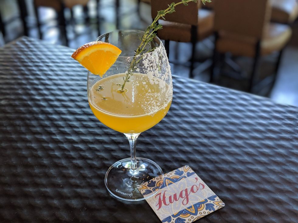 Hugo's restaurant "greatest margarita ever sold"