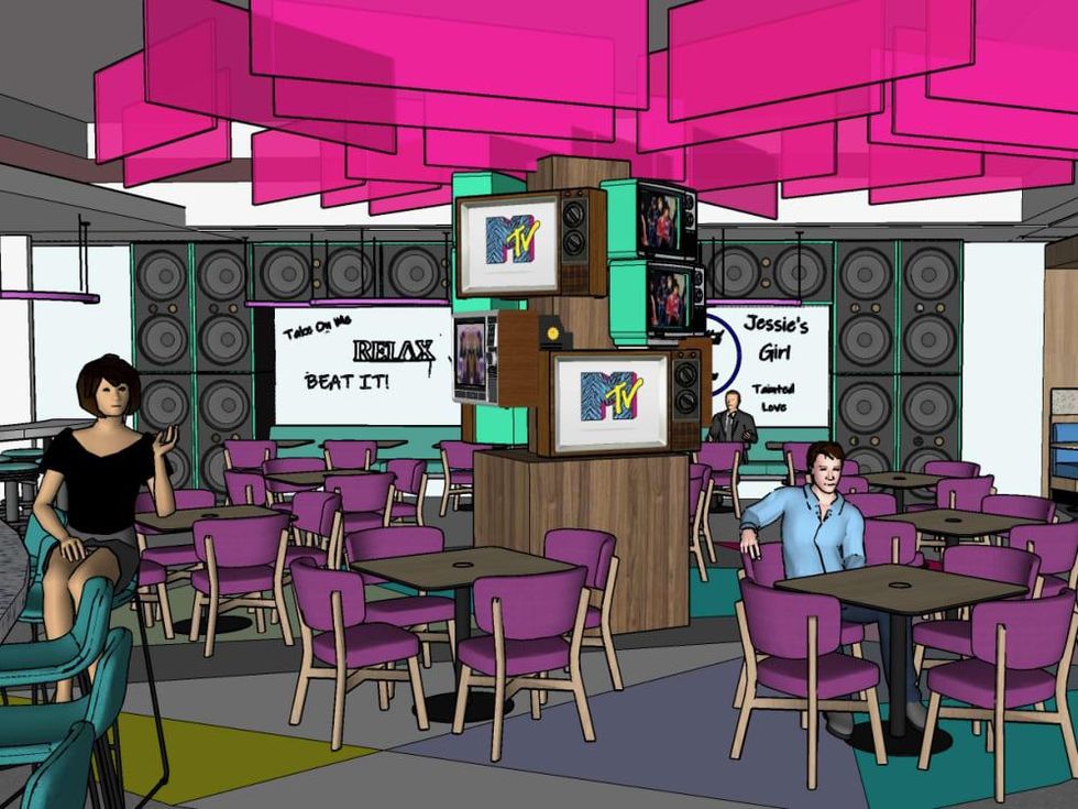 Hungry like the Wolf interior rendering