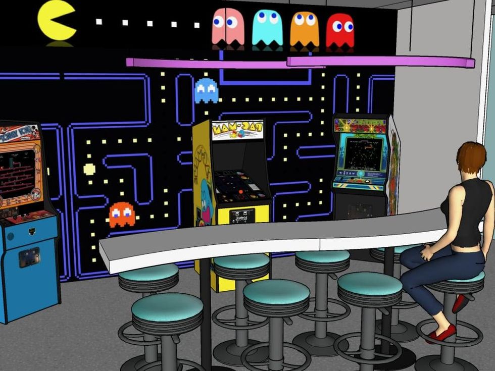 Hungry like the Wolf interior rendering