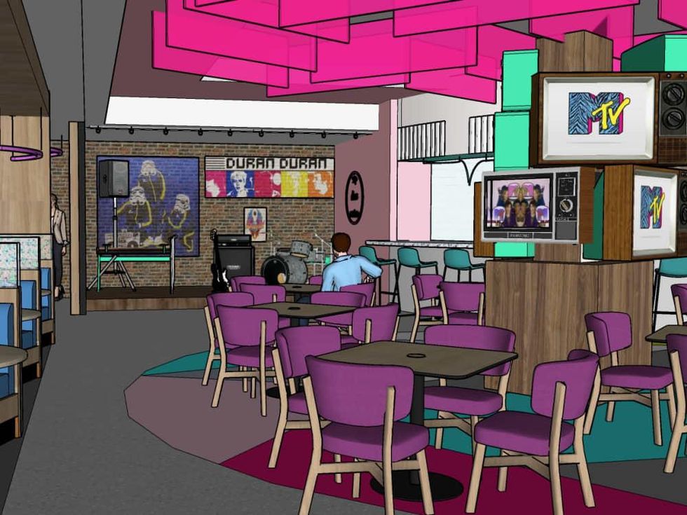 Hungry like the Wolf interior rendering