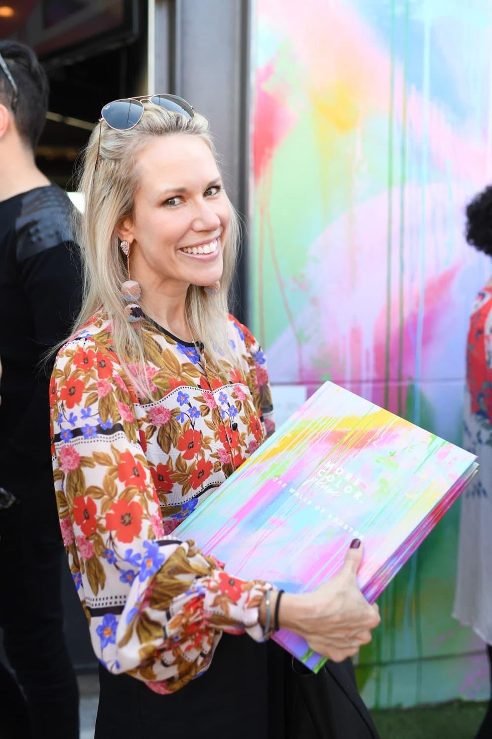 Hunter Bell at More Color Please launch