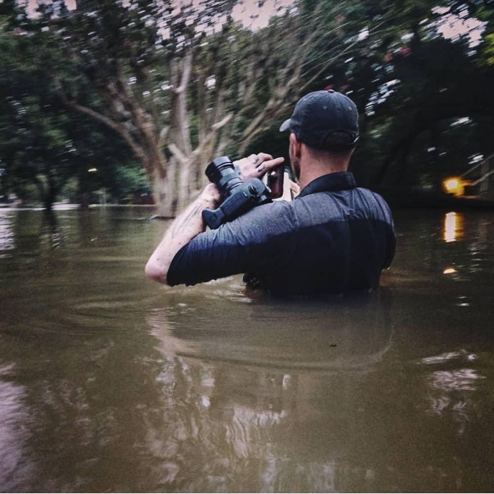 Hurricane Harvey flooding in Houston photo of Dan Henson