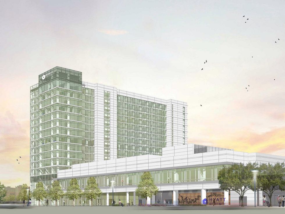 Hyatt Regency Galleria Plaza rendering