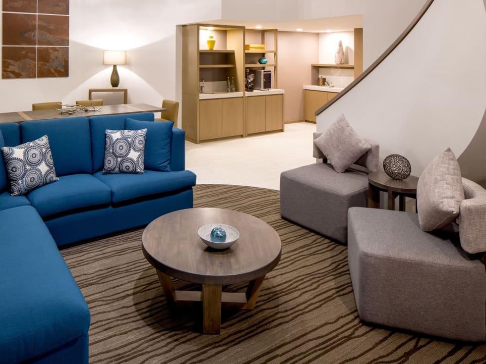 Hyatt Regency two story suites