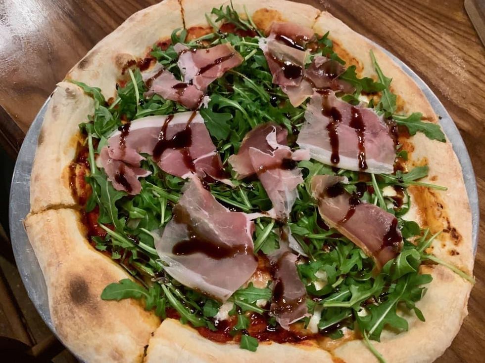 Hyde Park Wood Fired Kitchen prosciutto pizza