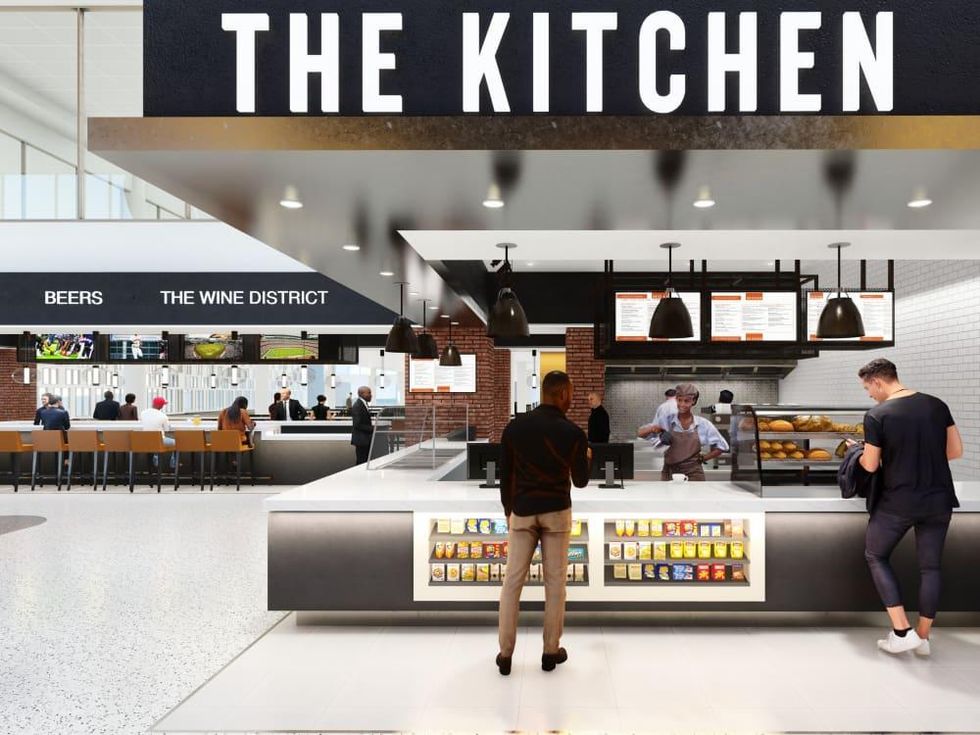IAH Terminal D rendering The Kitchen