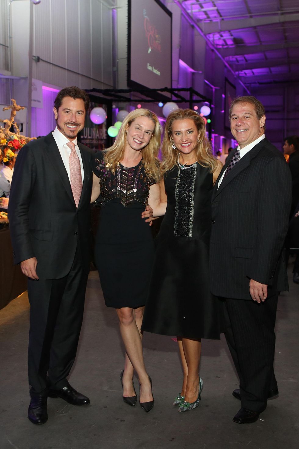 Ian and Kathryn Fay, from left, and Mary and Mark D'Andrea at the March of Dimes Signature Chefs event October 2014
