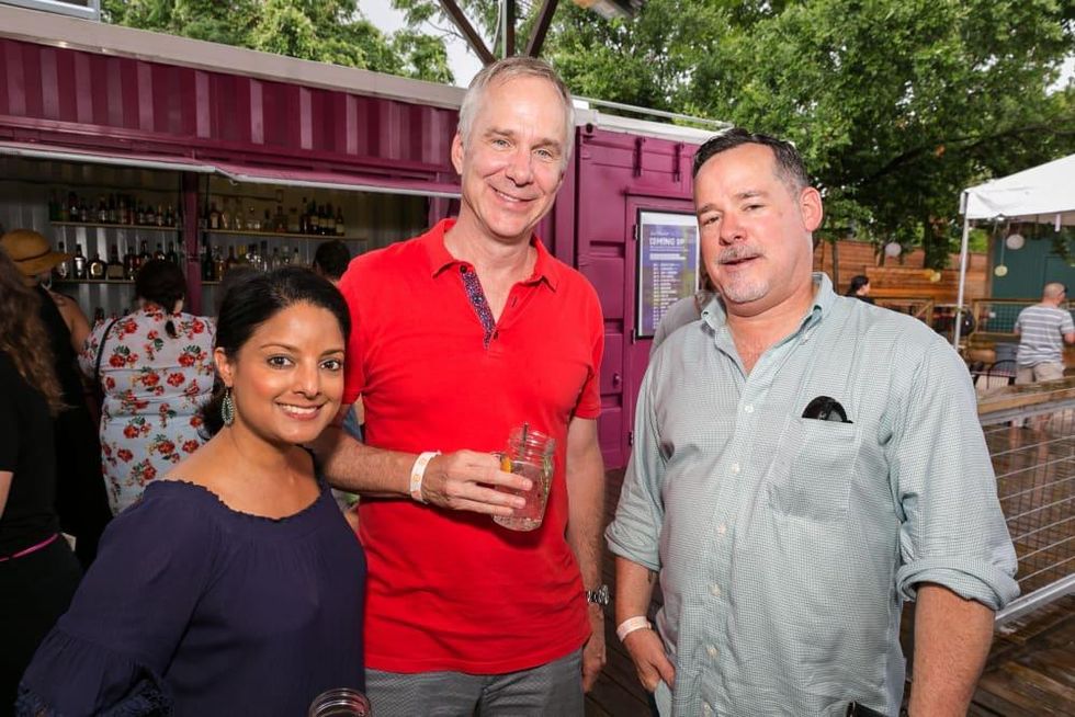 IHWSH father's day cookout Angela Shah. Kevin Hanratty. James Brock