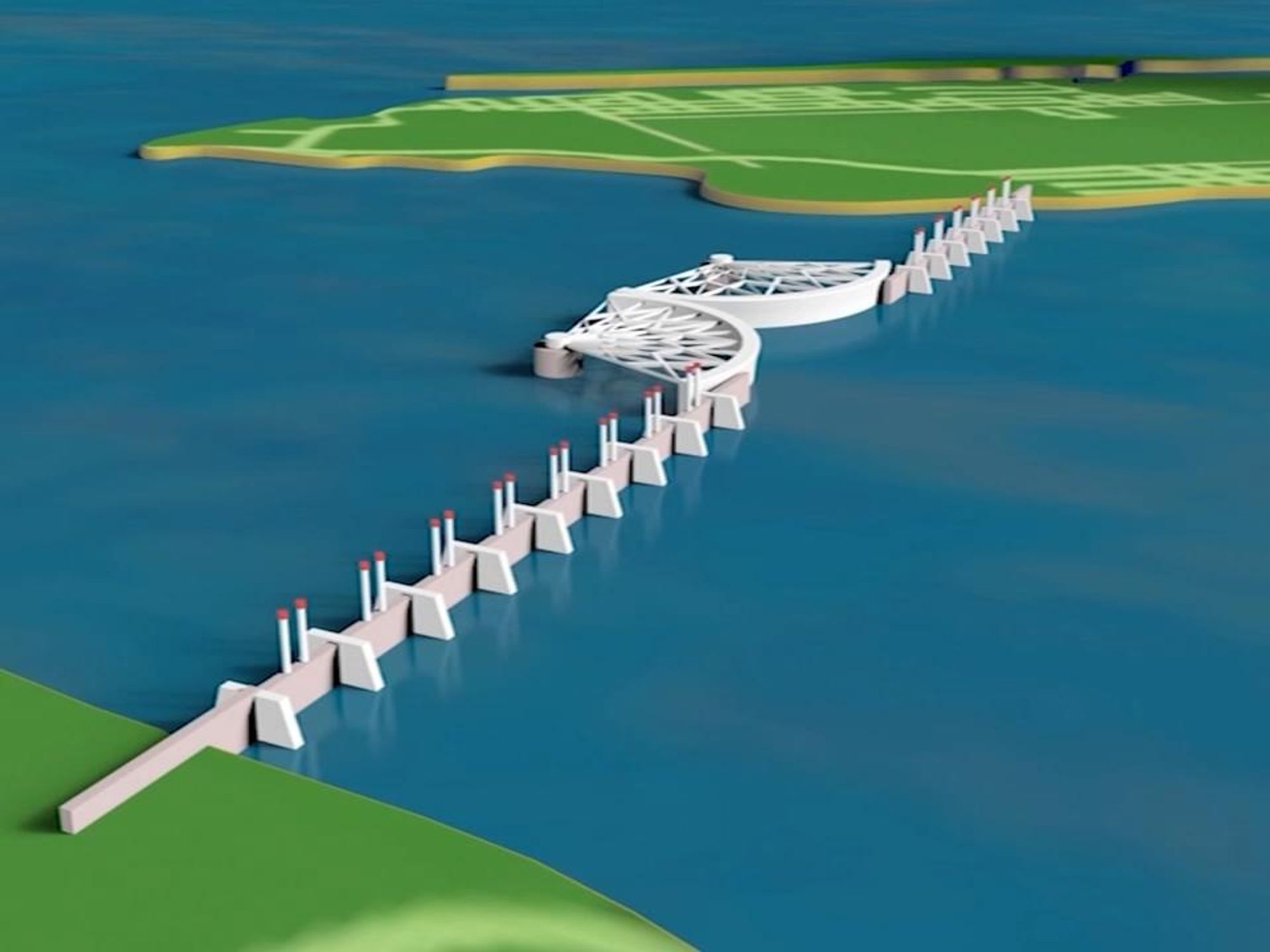 Ike Dike rendering
