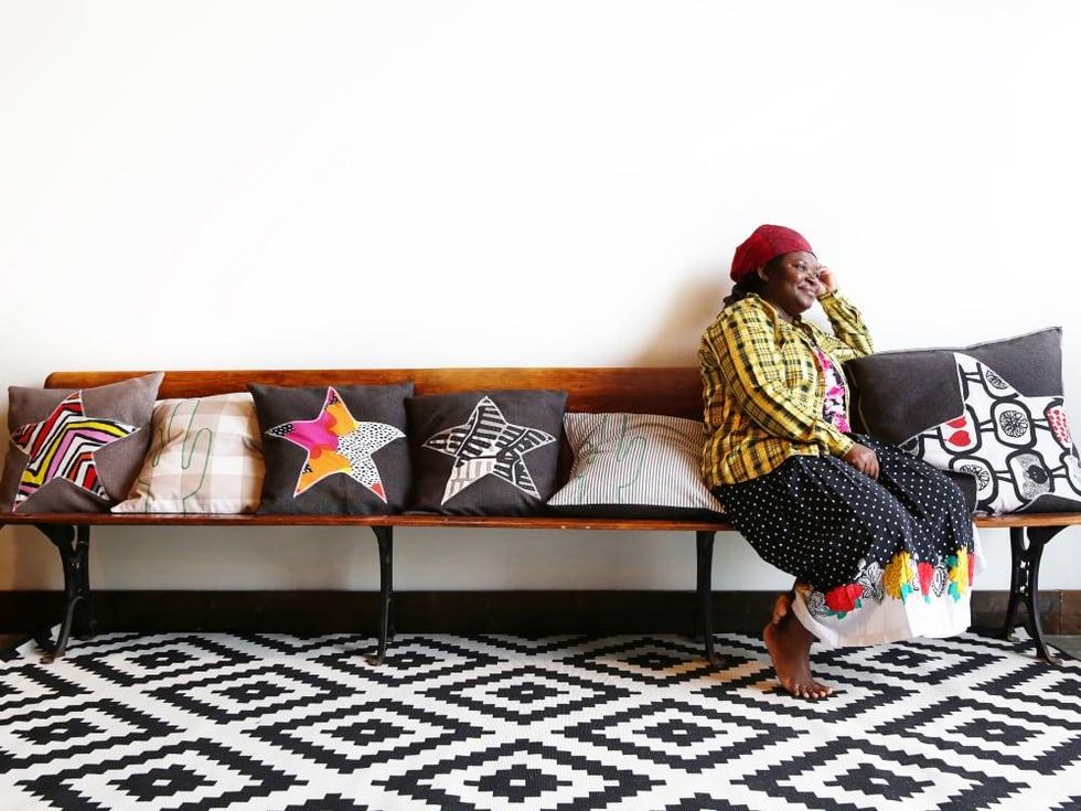 IKEA pillows made by Texas refugees