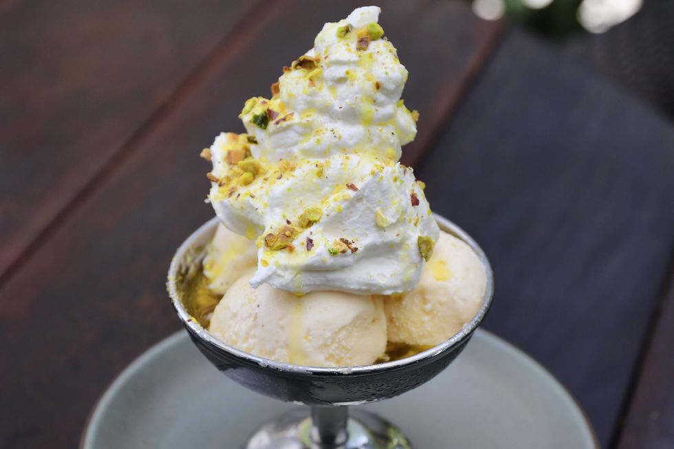 il Braco's Italian sundae with olive oil