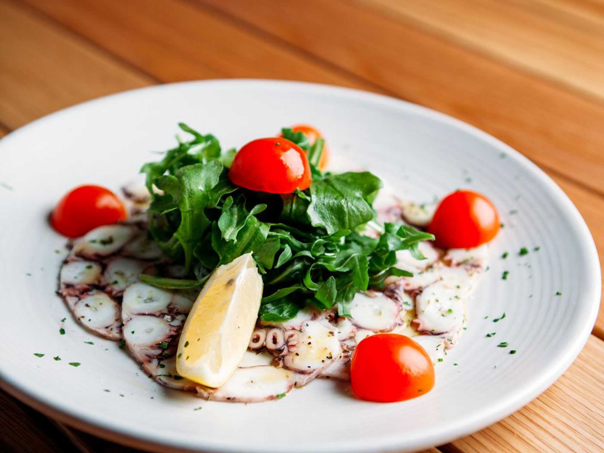 Il Mascalzone on Shepherd January 2015 Carpaccio di Polipo