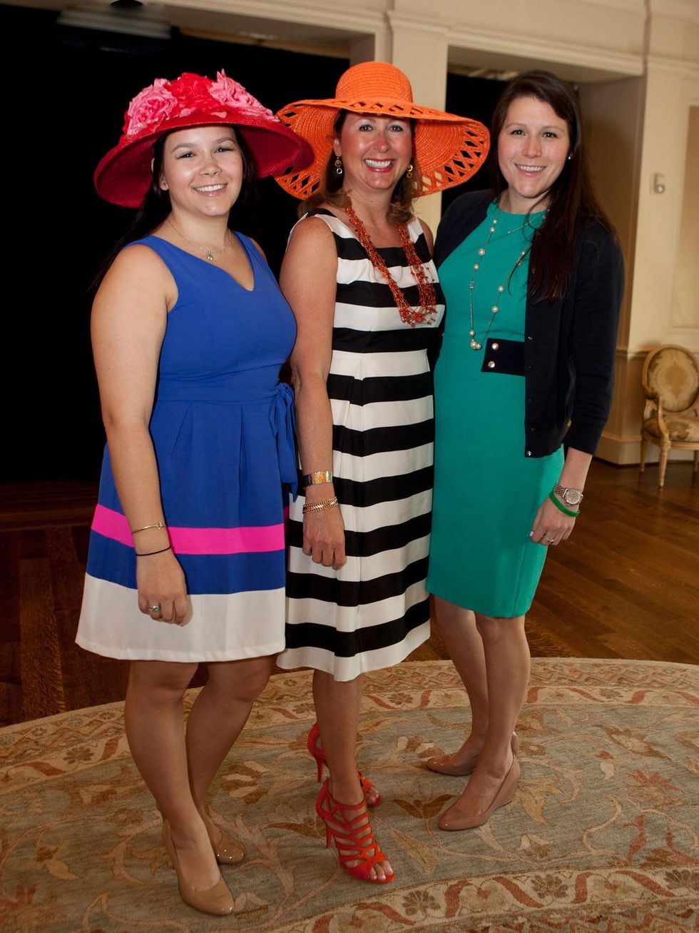 Ileana Trevi\u00f1o and daughters NAMES at Hats Off to Mothers March 2014