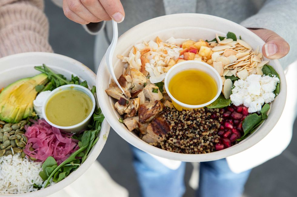 Image of two healthy bowls from Honest Mary's