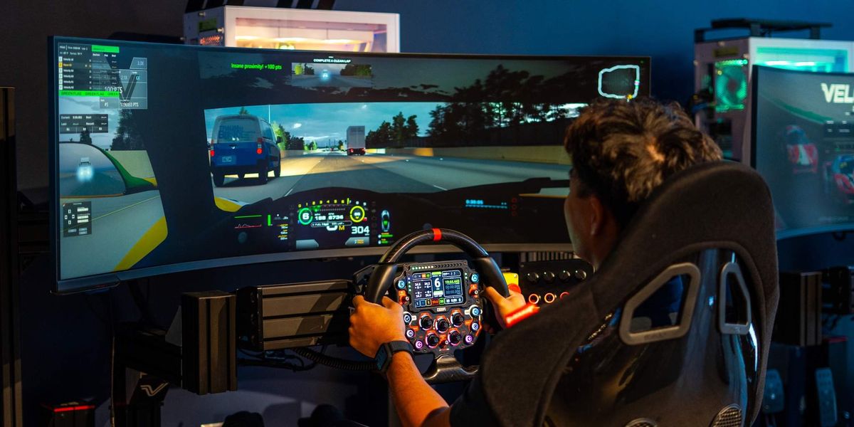 Moving Racing Sim Coverage Velocity Sim Racing rolls out virtual 610 loop track - CultureMap Houston