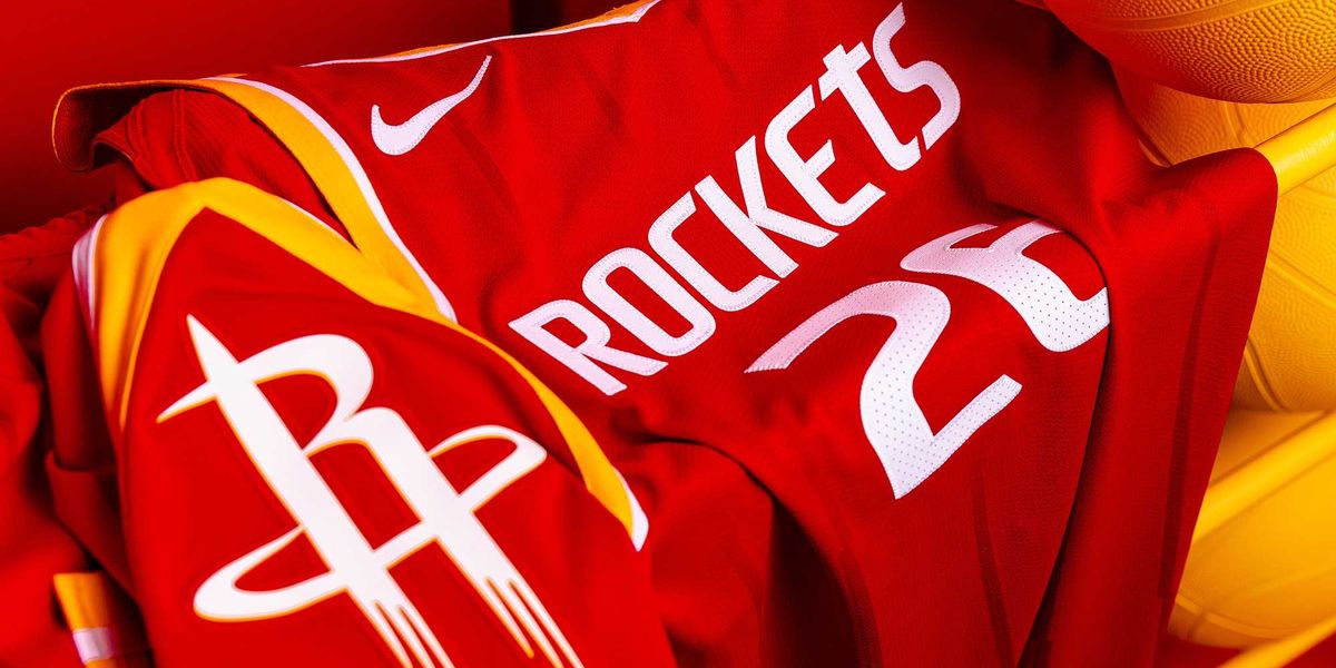 Tracable Bold Rockets Houston Rockets' bold new uniforms revive 'ketchup and mustard' look ...