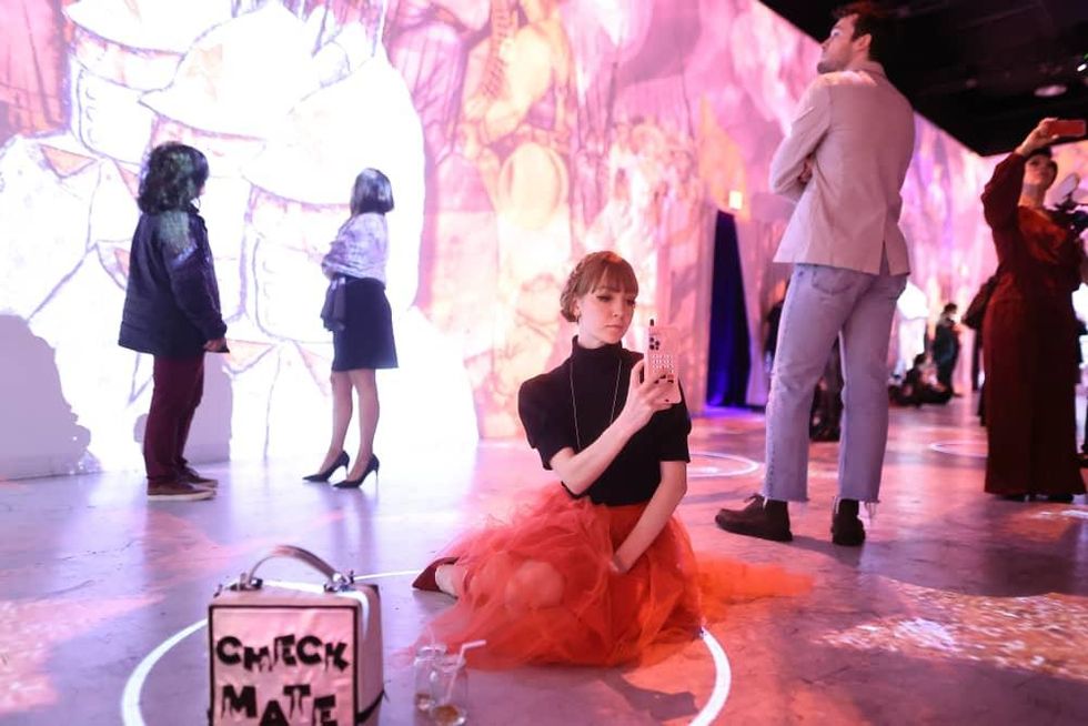 Immersive Frida Kahlo VIP reception Natalie Varnum