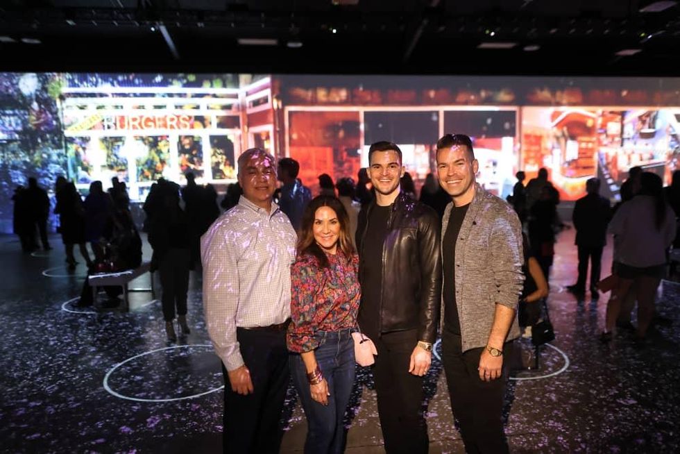 Immersive Frida Kahlo VIP reception Orlando Romero_Courtney Zavala_Brandon Bourque_Derrick Shore