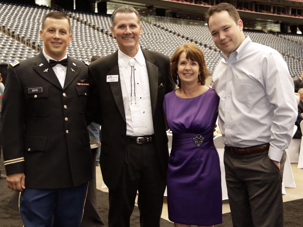 Impact a Hero Gala, Brady Boyd, Larry Boyd, Brenda Boyd, Ben Farr