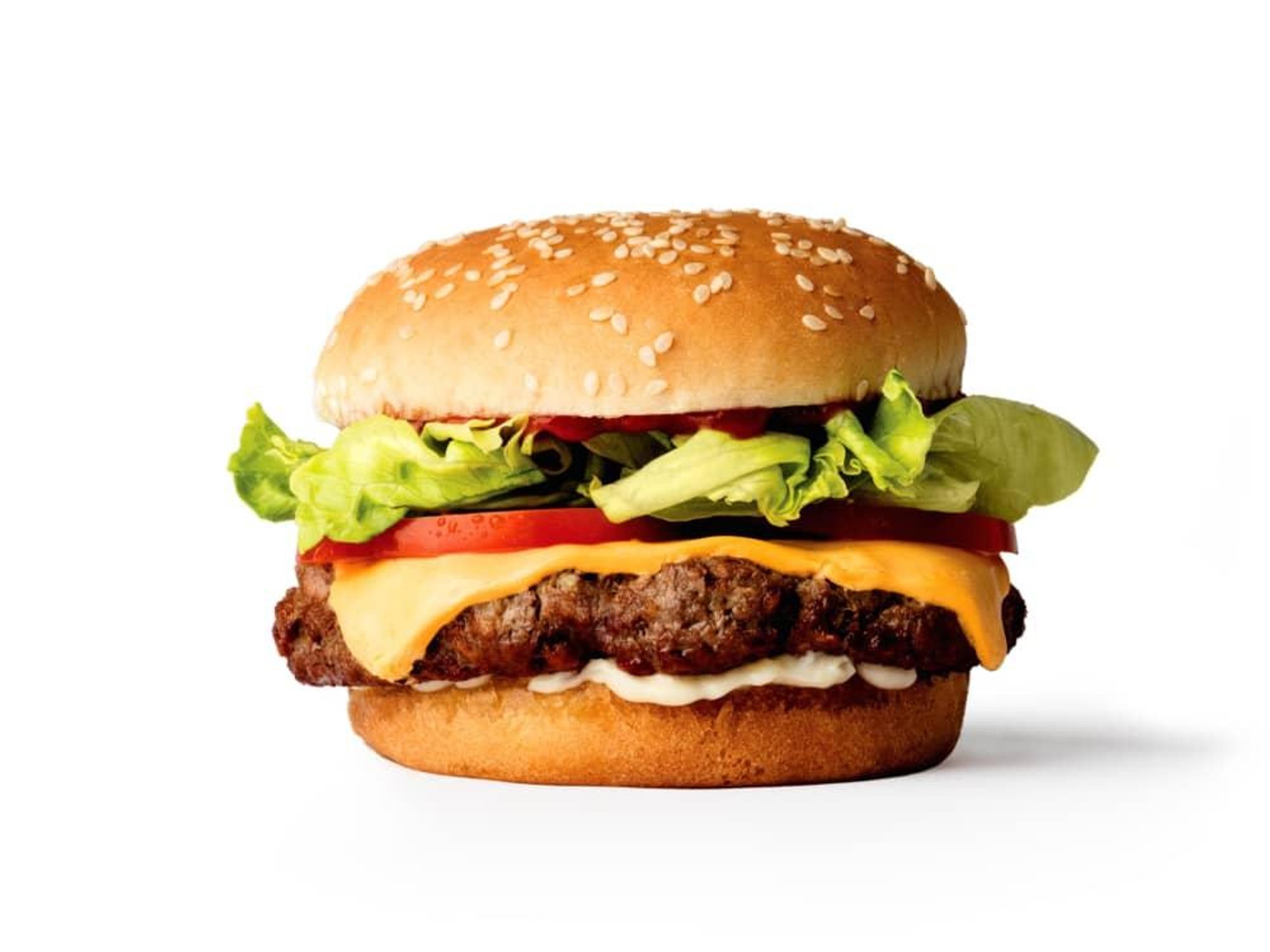 Impossible Burger stock photo