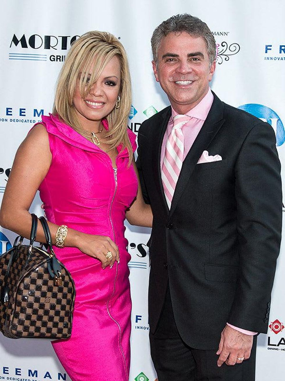 In the Pink of Health VIP party in The Woodlands October 2013 Elena and Richard van der Dys