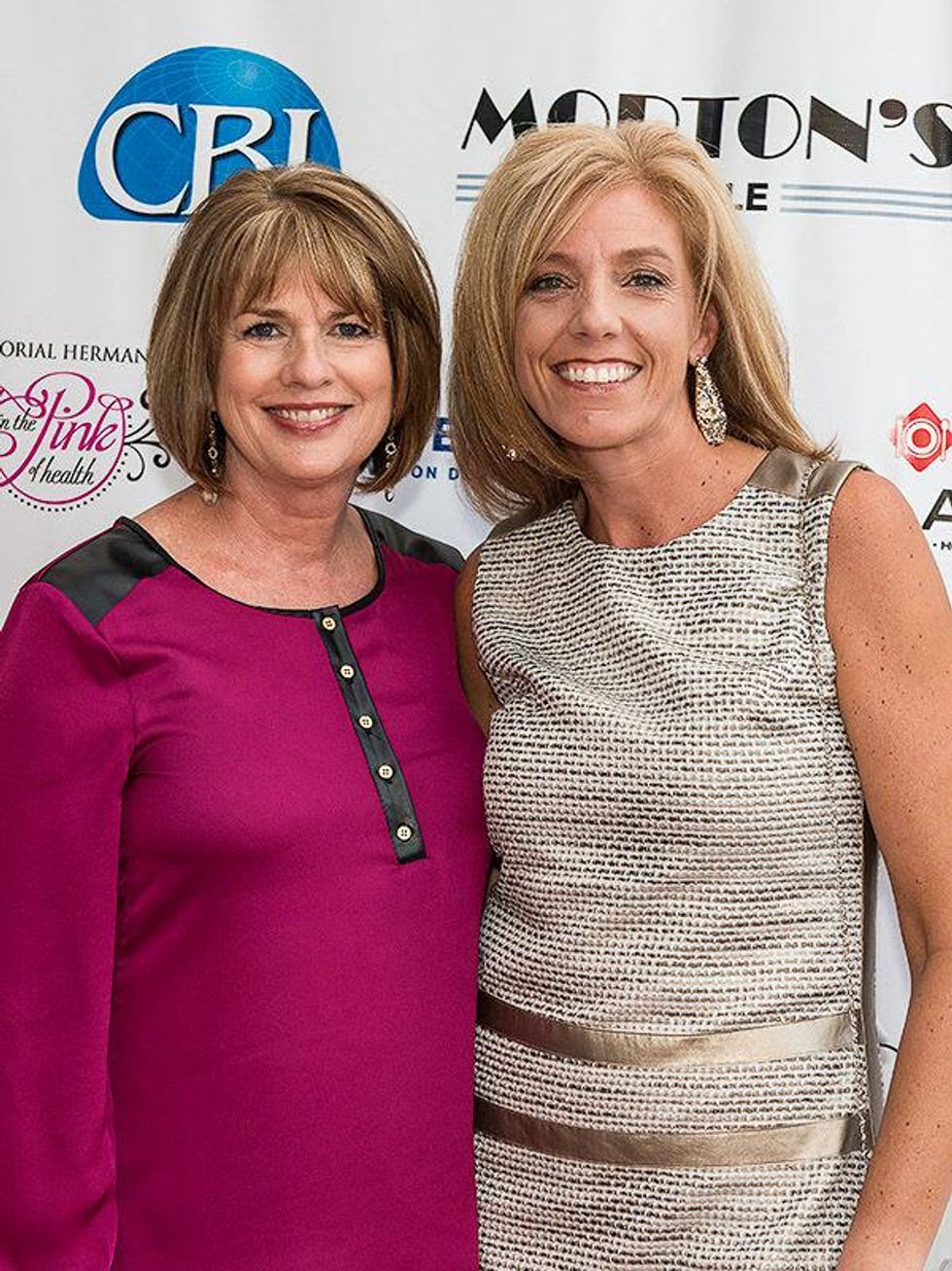 In the Pink of Health VIP party in The Woodlands October 2013 Ruth Hiller, left, and Megan Alexander