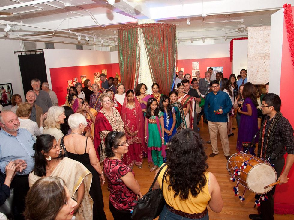 Indian Weddings exhibition Houston June 2013 crowd venue