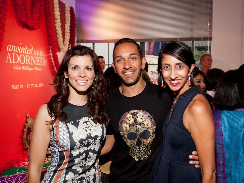 Indian Weddings exhibition Houston June 2013 Sarah Hallock, Suchit Majmudar and Reena Majmudar