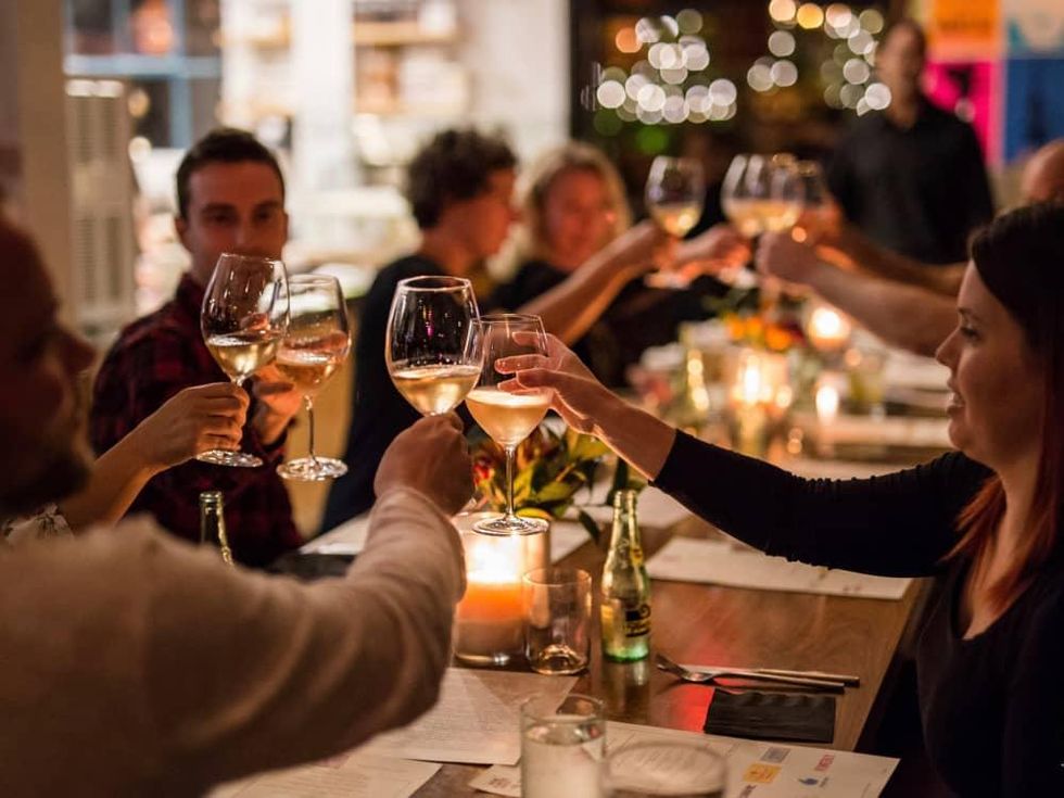 Indie Chefs week wine cheers