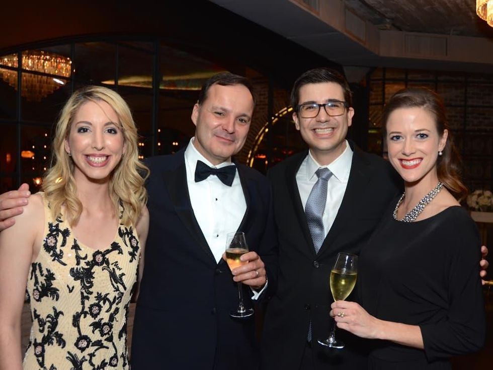 Ingrid Hunter; Luc Messier; Nico Roussel; Teresa Procter at 2017 Da Camera Gala