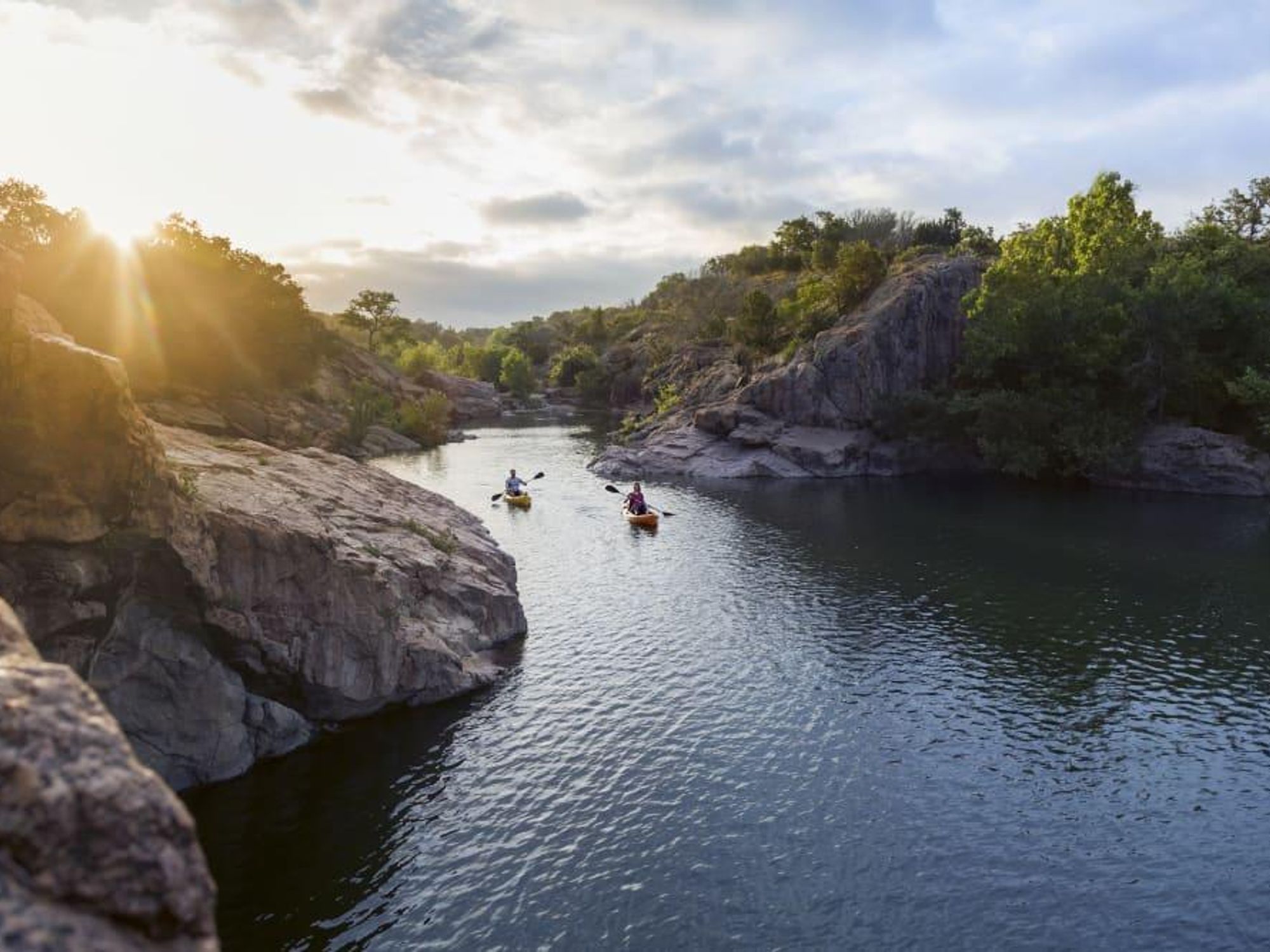 Inks Lake State Park kayaking