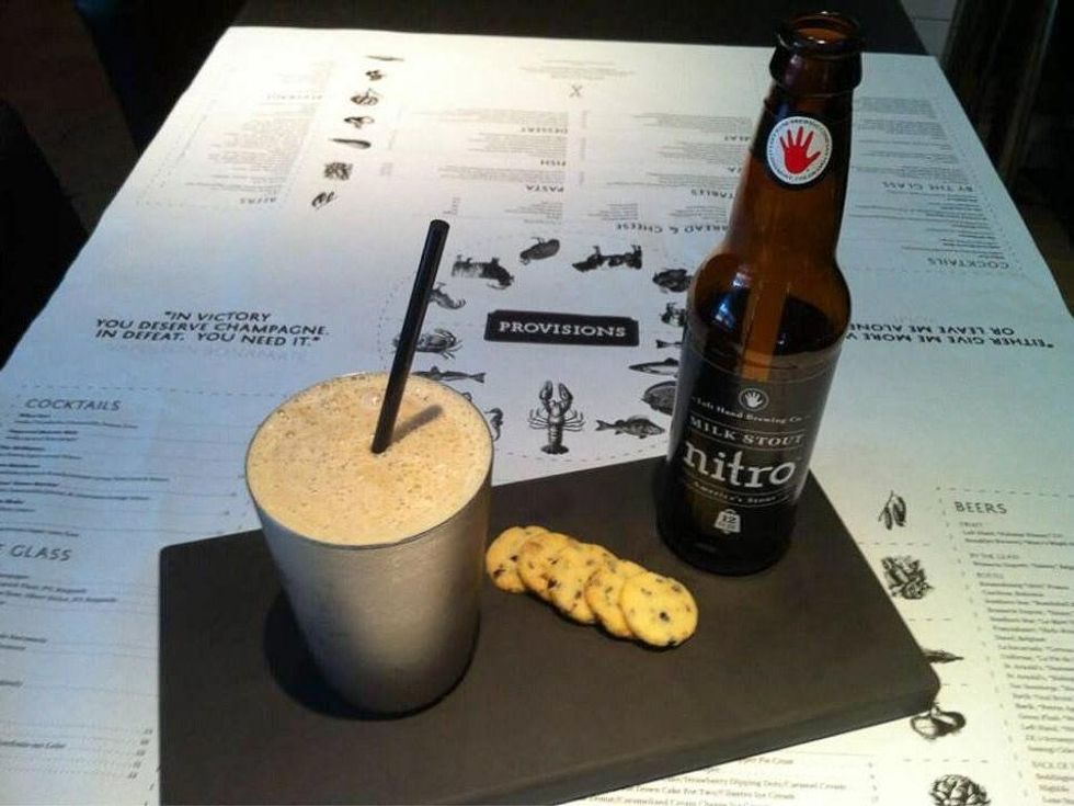 innovative restaurant dishes June 2013 The Pass & Provisions milkshake carbonara