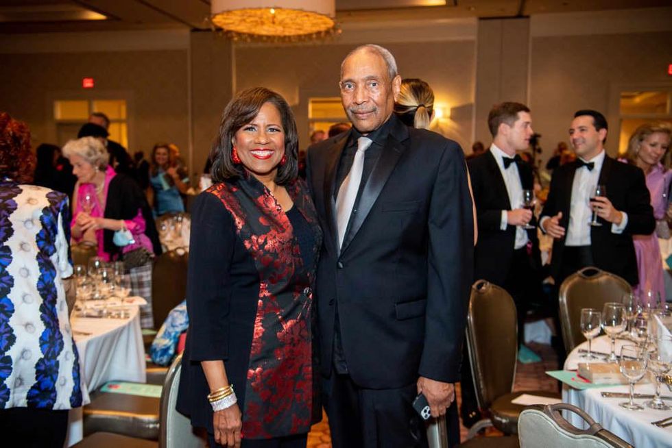 Inprint Ball 2022: Interviewer Melanie Lawson and John Guess