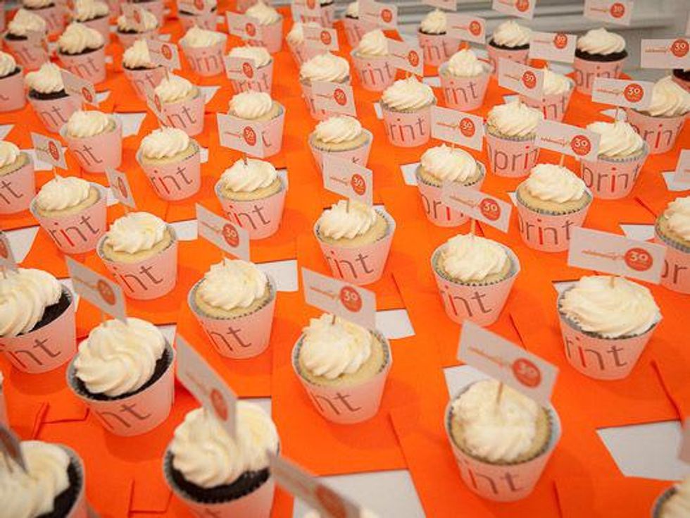 Inprint Houston James Salter event May 2013 Inprint Cupcakes