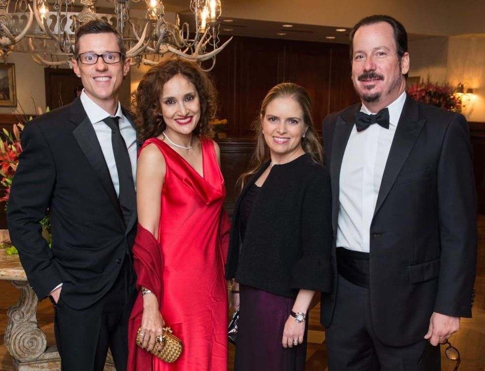 Inprint Poets & Writers Gala 2018:Scott and Sannam Warrender, Luba and Alan Bigman