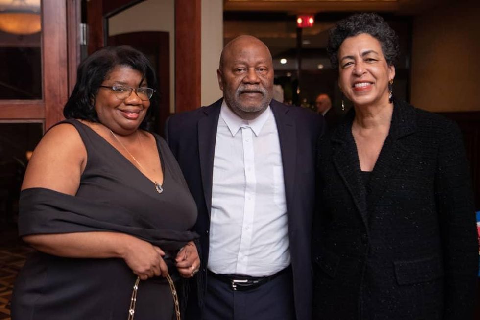 Inprint Poets & Writers Gala 2020: Inprint Treasurer Robbi Jones, Robert Ford, Docia Rudley