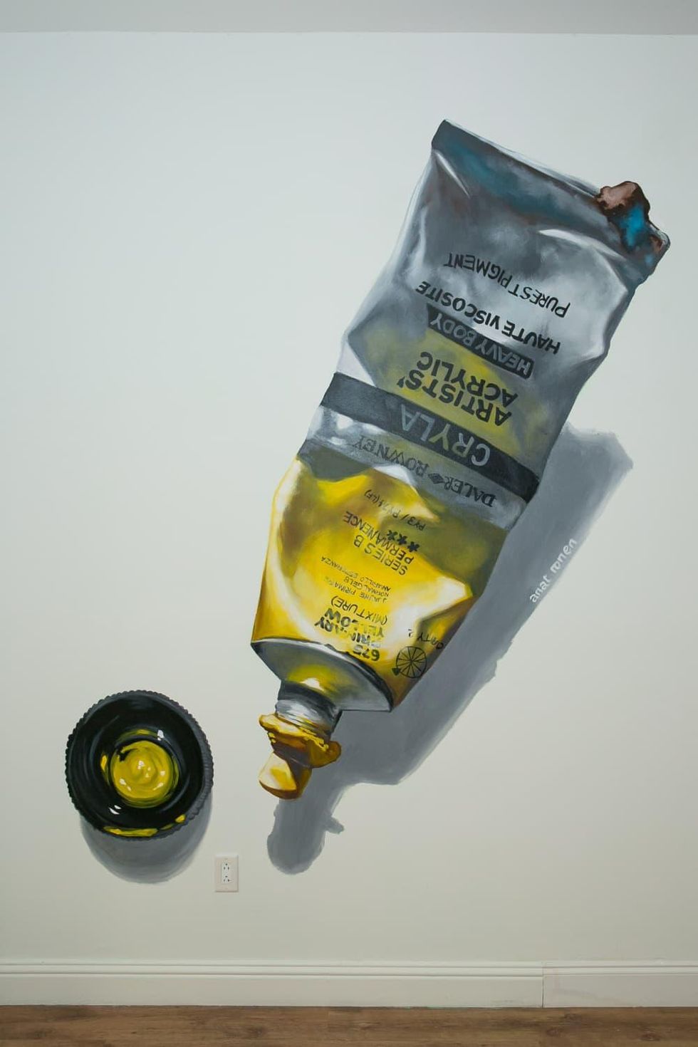 Inside Her Studio Houston Rice Village Anat Ronen mural