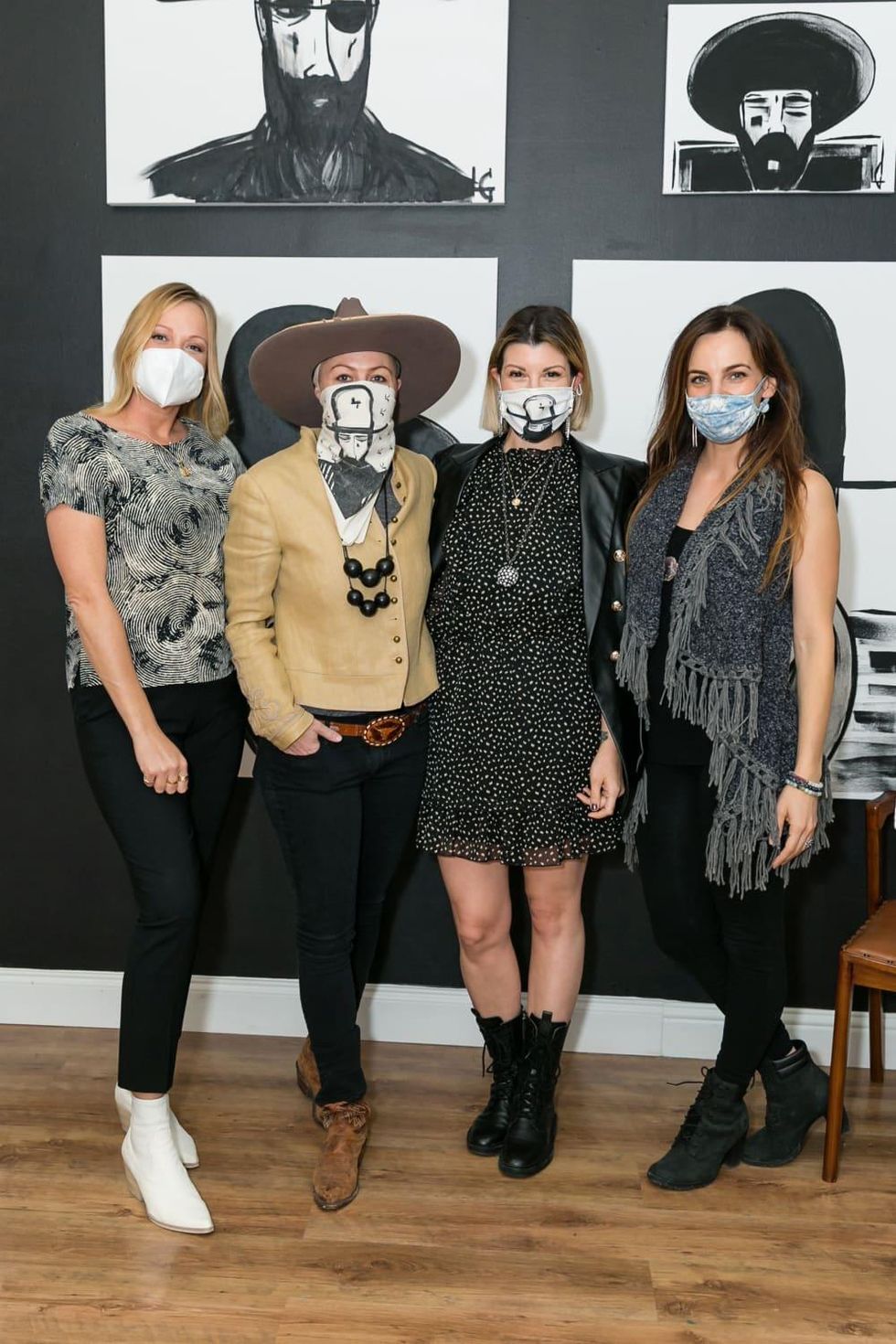 Inside Her Studio Houston Rice Village Emily Jaschke, Laura Goodson, Magen Pastor, Marie Elgamal