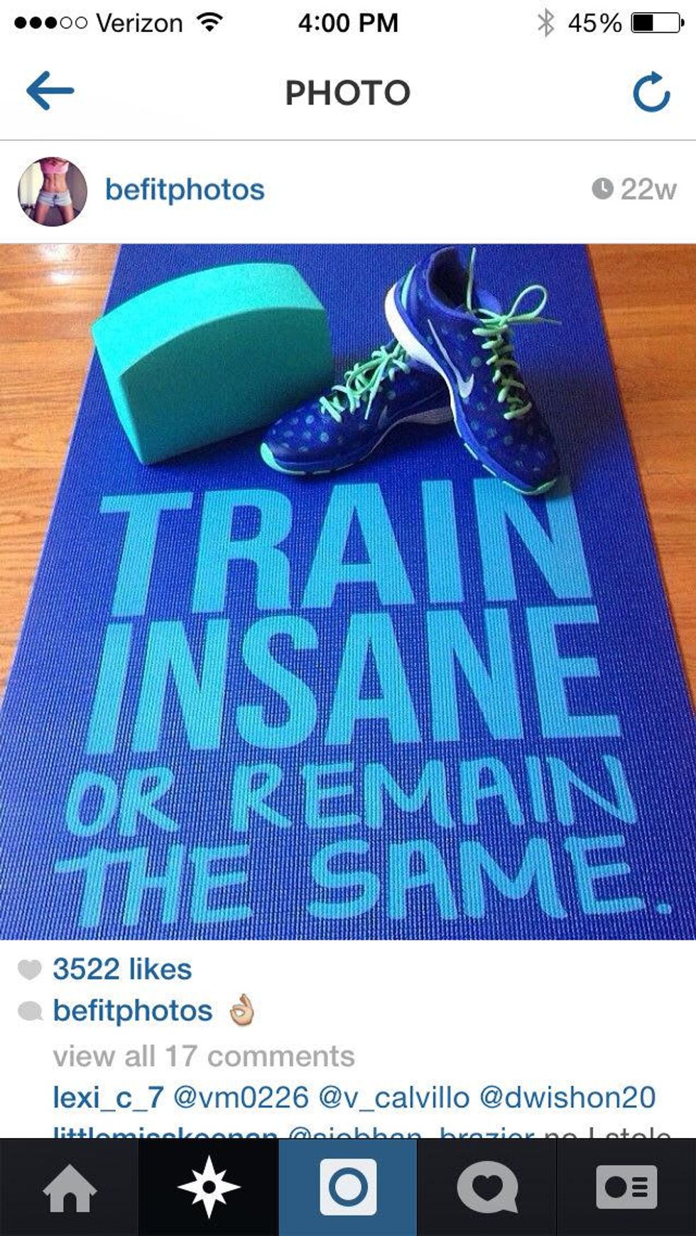 Instagram befitphotos