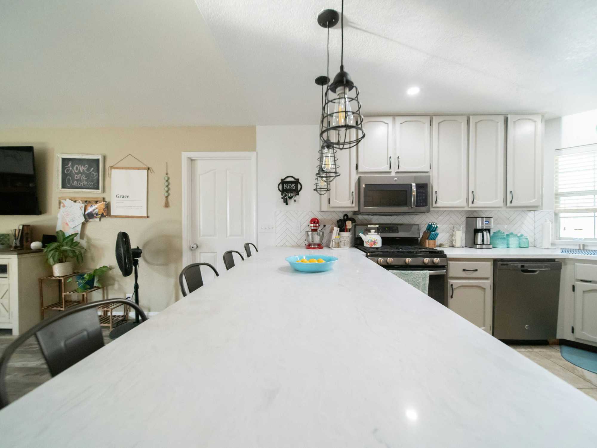 Interior of a manufactured home