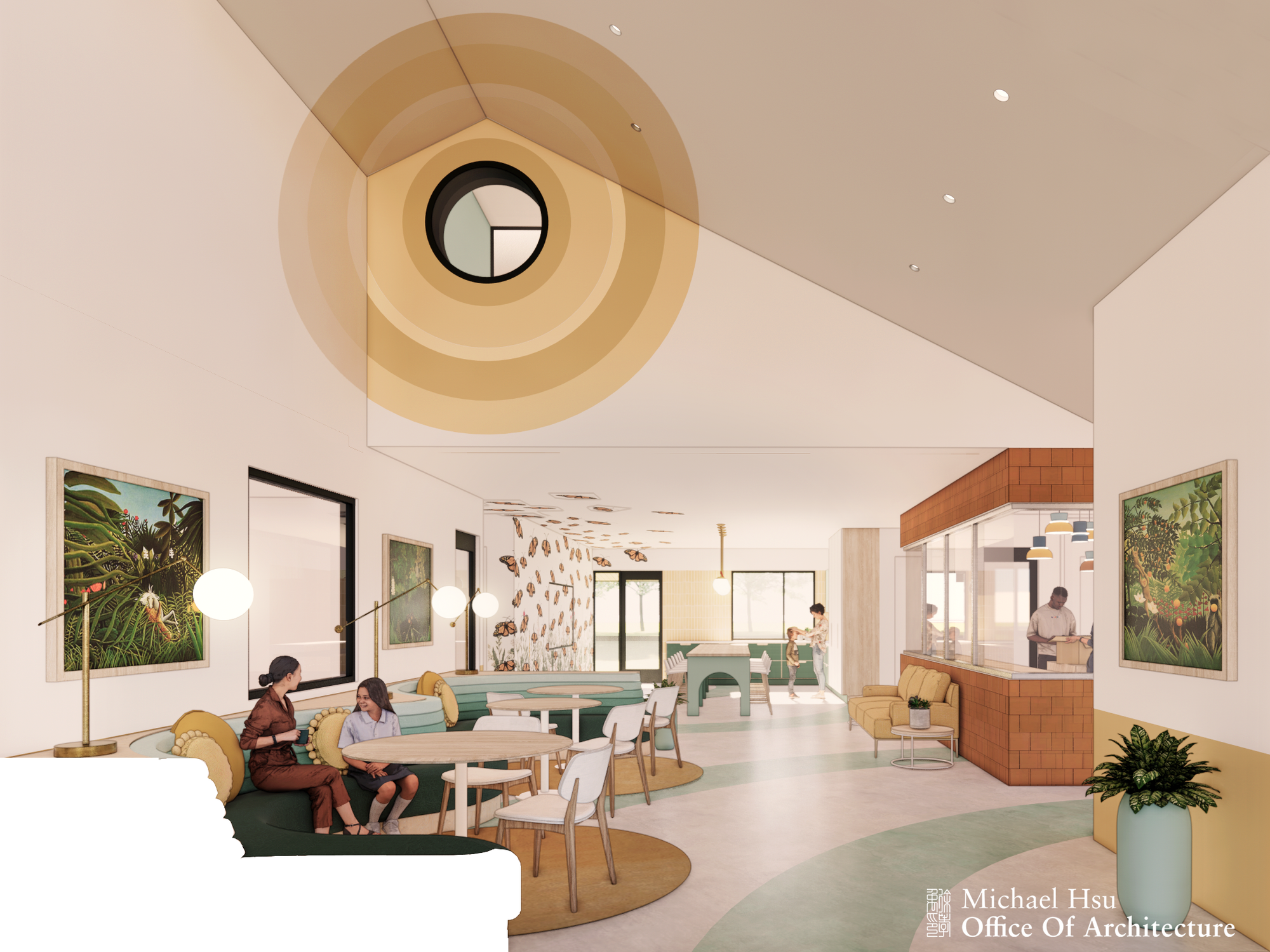 Interior of Austin Angels by Michael Hsu Office of Architecture