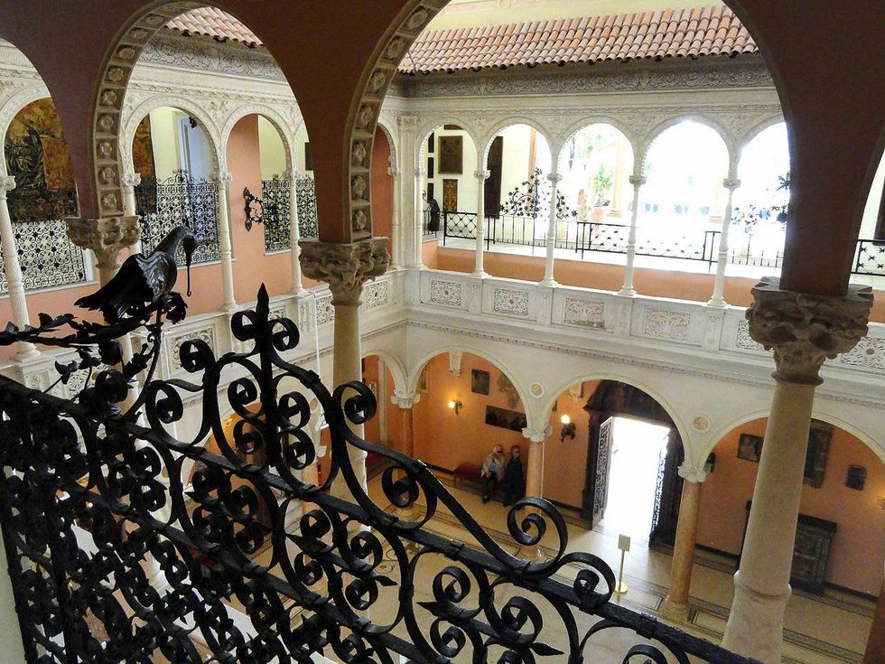 Interior of Villa Ephrussi de Rothschild