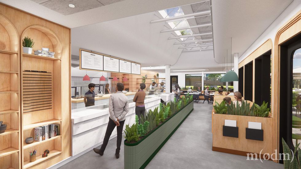 Interior rendering of Honest Mary's in River Oaks