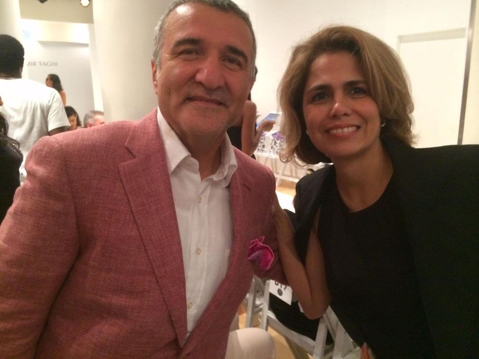 Iraj and Farida Taghi at Amir Taghi fashion show