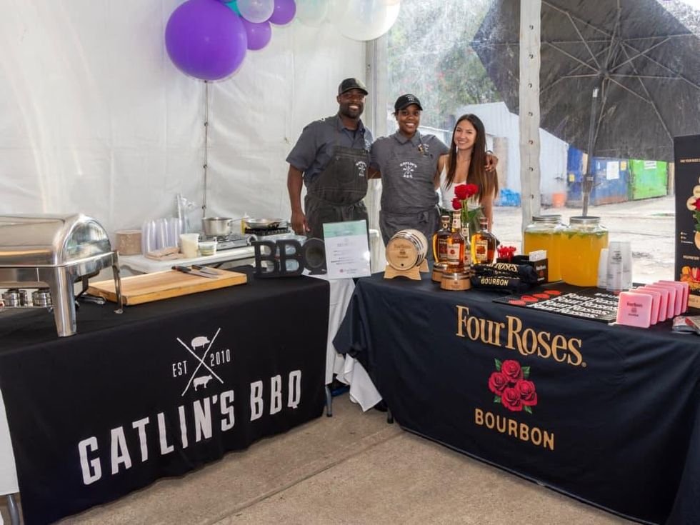 Iron Bartender Gatlin's BBQ Greg Gatlin Michelle Wallace