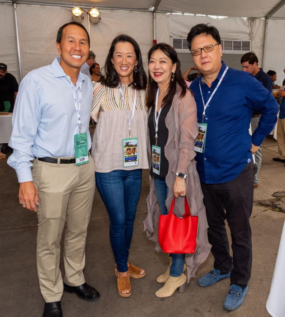 Iron Bartender Hubert and Monica Ho, Chienling and ChenWei Lee