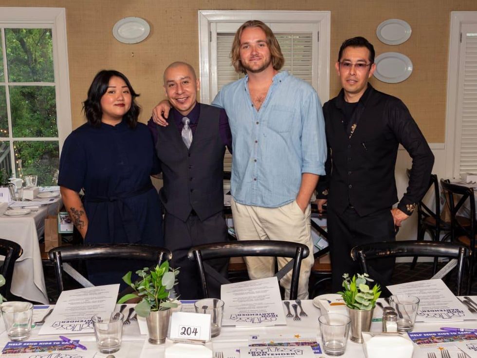 Iron Bartender Kristine Nguyen, Jose Santiago, Garrett Jones, Carlos Chino Serrano