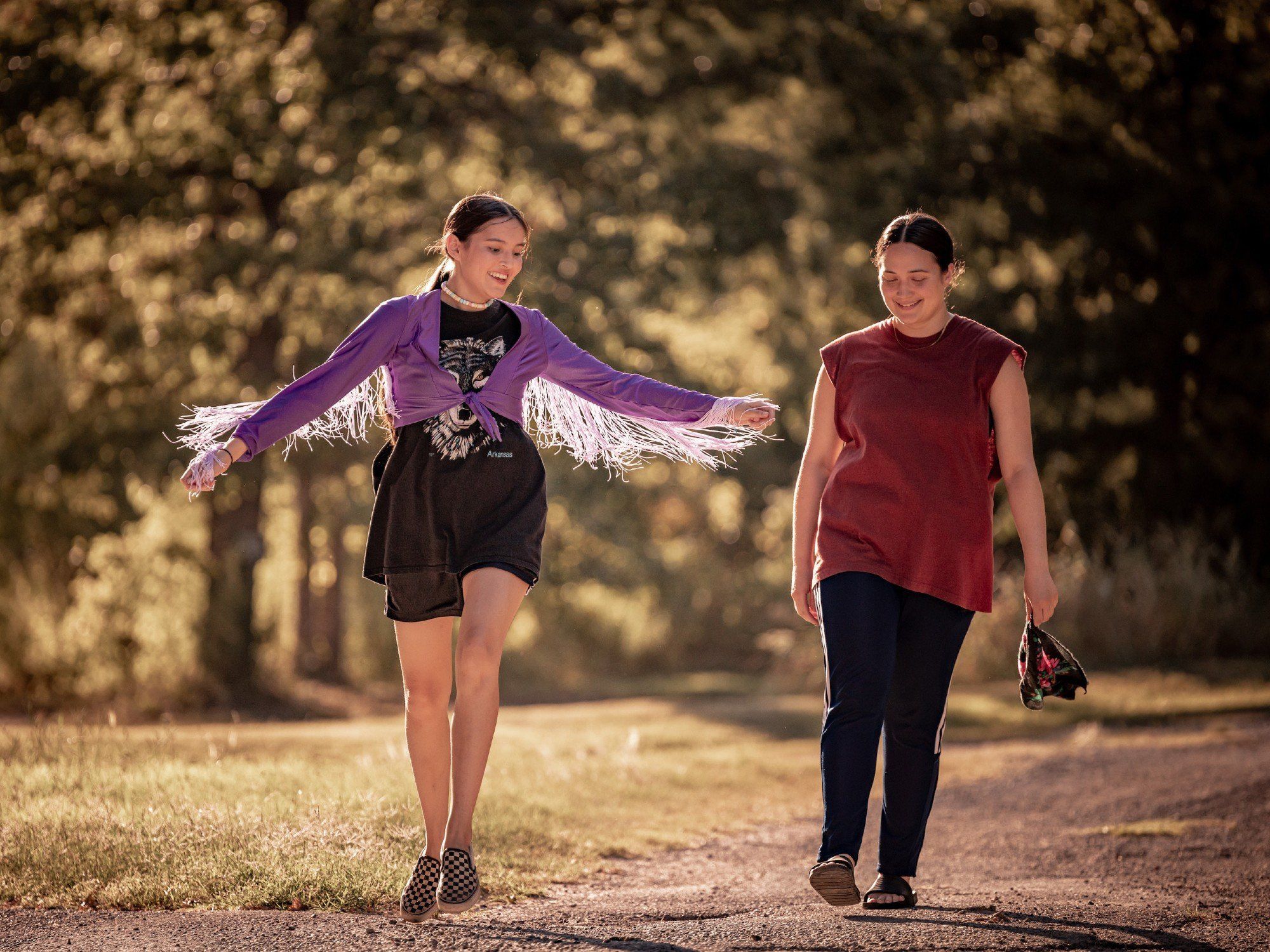 Isabel Deroy-Olson and Lily Gladstone star in Fancy Dance