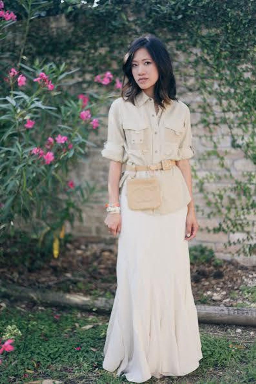 Issa Chou spring outfit